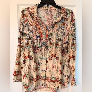 Floral Paisley Women's Top
